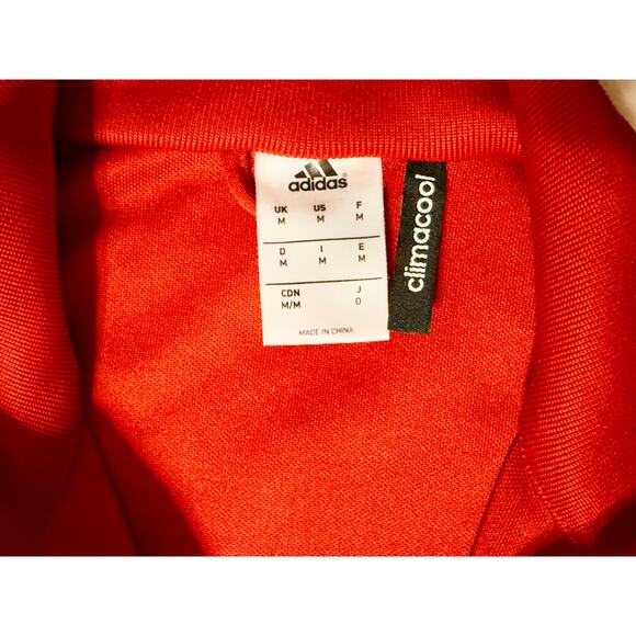 Adidas Eugene Timbers Track Jacket Red Climacool Full Zip – Men’s Medium - Picture 6 of 12